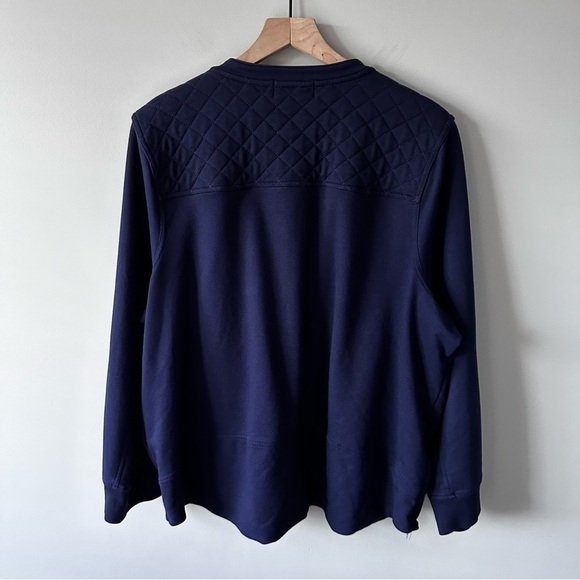Lauren Active Ralph Lauren Sweater Size 3XL Navy Full Zip Long Sleeve - Picture 8 of 13